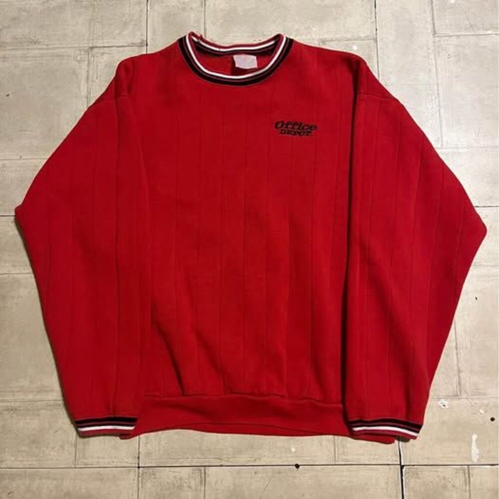 Vintage Office Depot red crew neck